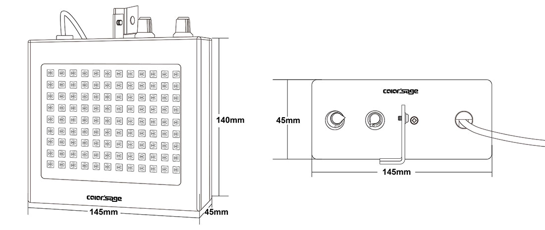 CS-S20F  Size